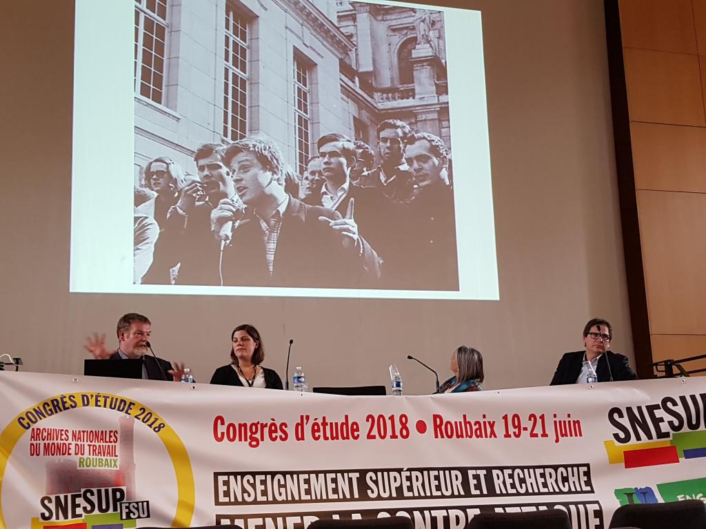 Congrès d&#039;étude du SNESUP-FSU à Roubaix - 19-20-21 juin 2018
