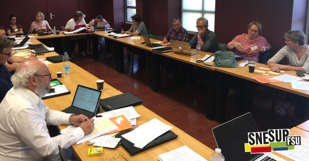 Commission du thème 1 : « Les transformations du travail » - Congrès d&#039;étude du SNESUP-FSU à Roubaix - 19-20-21 juin 2018