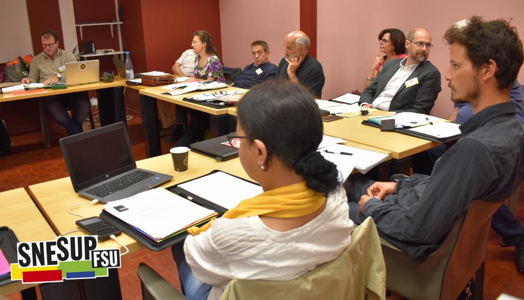 Commission du thème 2 : « Statuts des établissements et conséquences sur les statuts du personnel » - Congrès d&#039;étude du SNESUP-FSU à Roubaix - 19-20-21 juin 2018