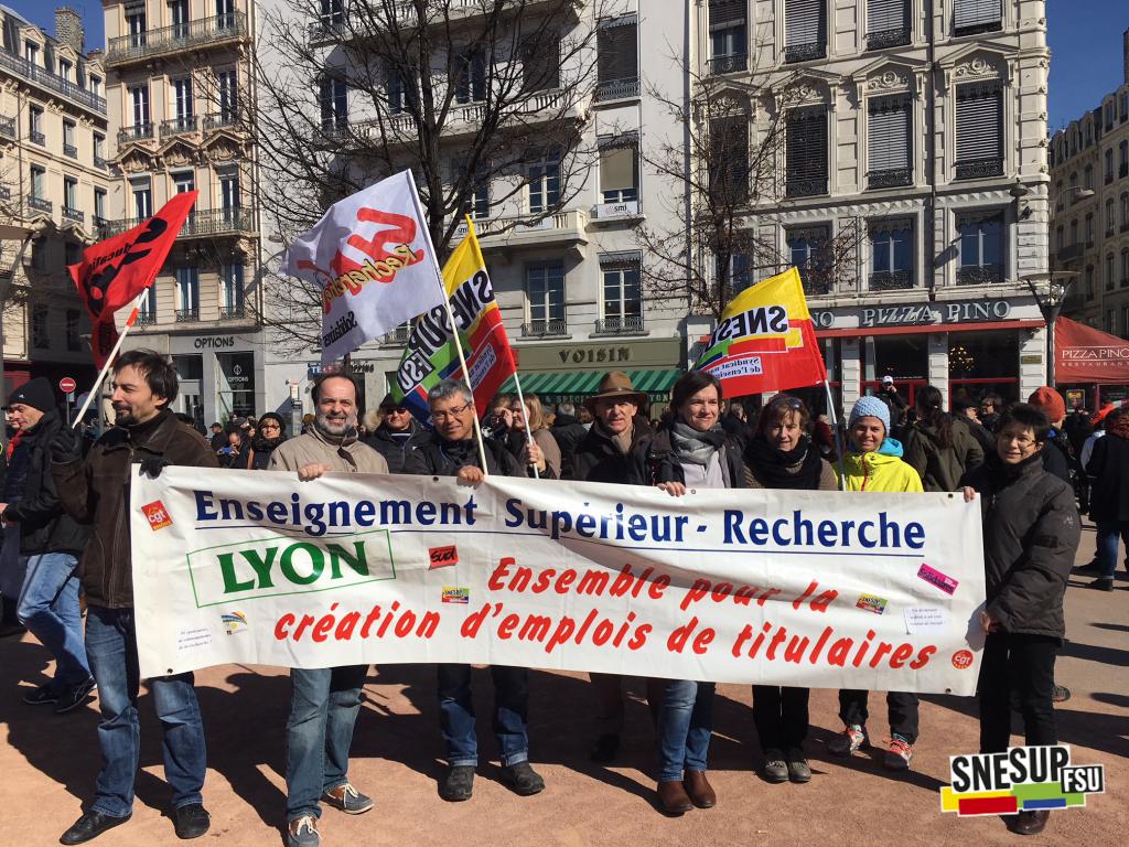 Manifestation de la Fonction publique du 22 mars 2018 - Lyon - Anne Roger