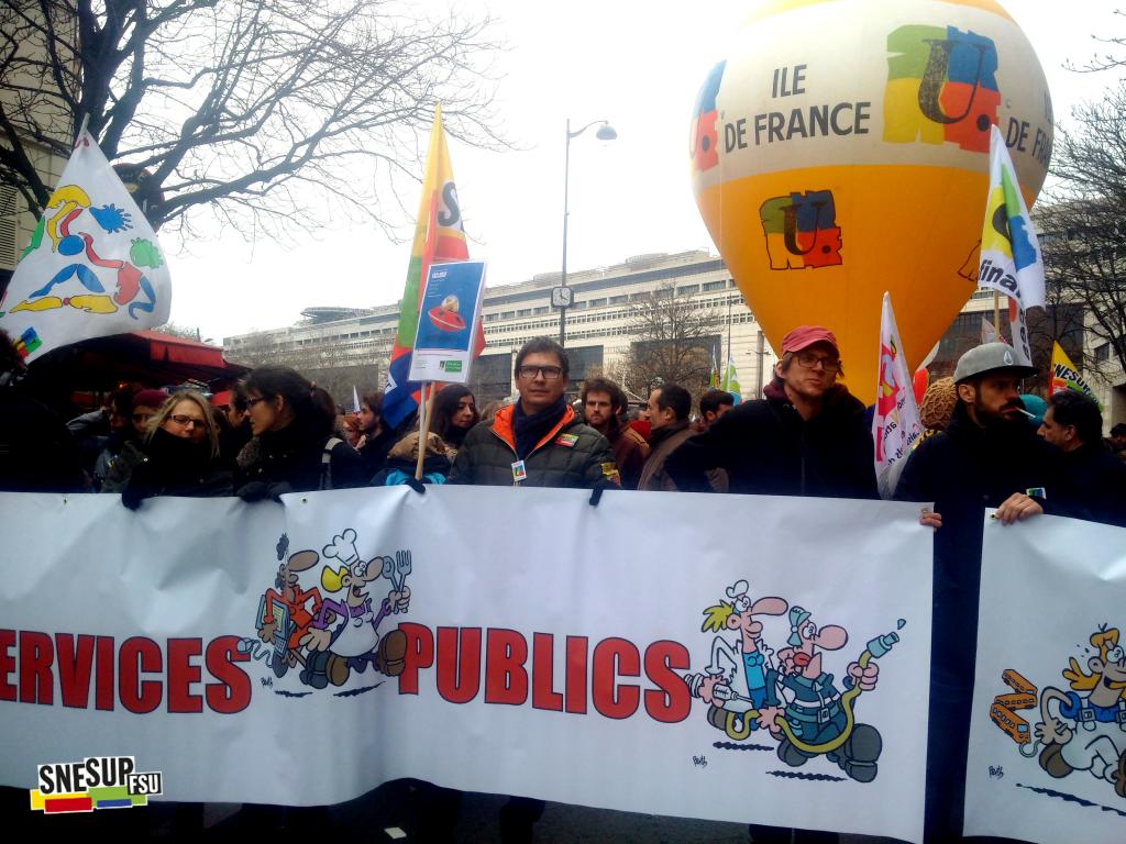 Manifestation de la Fonction publique du 22 mars 2018 - Paris - Pierre Chantelot
