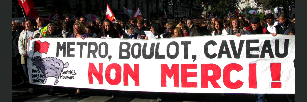 Manifestation contre la réforme des retraites - CC BY-SA 3.0 Jiel Beaumadier / Wikimedia Commons