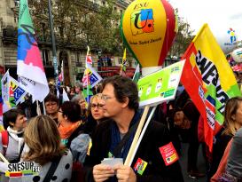 Manifestation de la Fonction publique du 10 octobre 2017 - Paris - Hervé Christofol - CC-BY-SA SNESUP-FSU